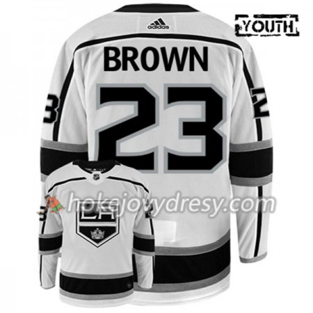 Dětské Hokejový Dres Los Angeles Kings DUSTIN BROWN 23 Adidas Bílá Authentic